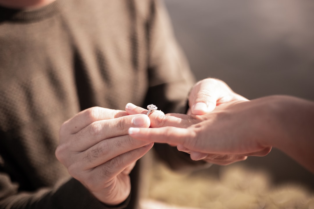 Photo engagement ring